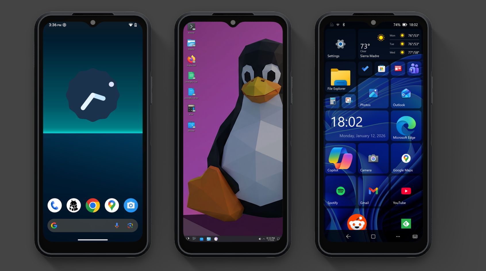 US startup packs THREE OS in one mobile phone in most exciting mobile release I’ve seen in years